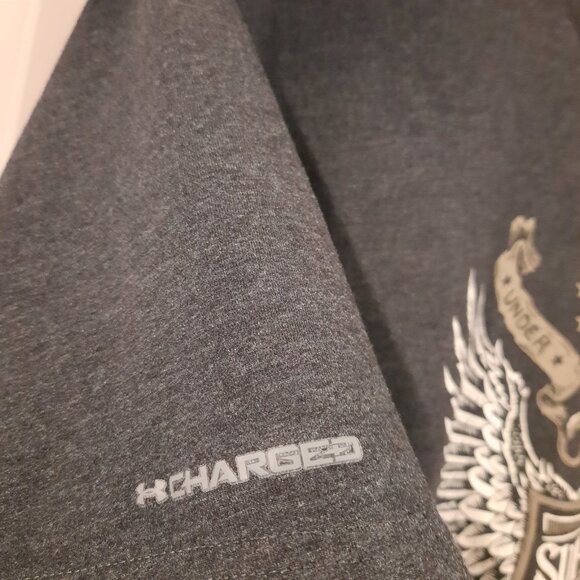 Under Armour Shirt Mens XXXL 3XL Charcoal Eagle Patriotic Flag Military American - Picture 5 of 11